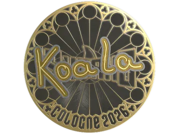 Sticker | koala (Gold) | Cologne 2026
