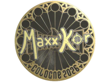 Sticker | maxxkor (Gold) | Cologne 2026