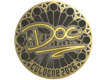 Sticker | doc (Gold) | Cologne 2026