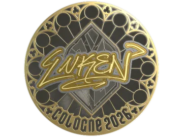 Sticker | luken (Gold) | Cologne 2026