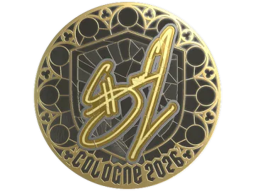 Sticker | siuhy (Gold) | Cologne 2026
