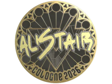 Sticker | aliStair (Gold) | Cologne 2026