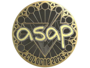 Sticker | asap (Gold) | Cologne 2026