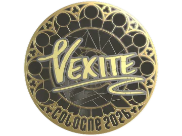 Sticker | vexite (Gold) | Cologne 2026