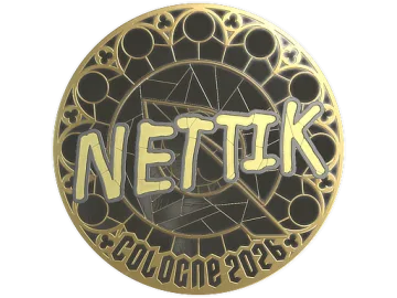 Sticker | nettik (Gold) | Cologne 2026