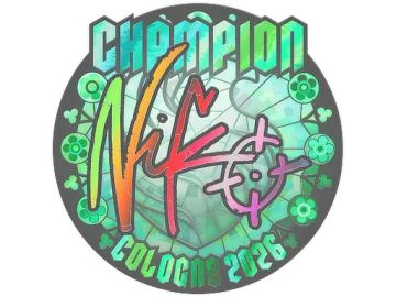 Sticker | NiKo (Holo, Champion) | Cologne 2026