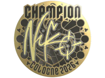 Sticker | NiKo (Gold, Champion) | Cologne 2026