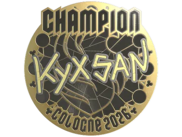 Sticker | kyxsan (Gold, Champion) | Cologne 2026