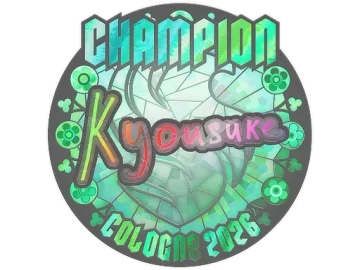 Sticker | kyousuke (Holo, Champion) | Cologne 2026