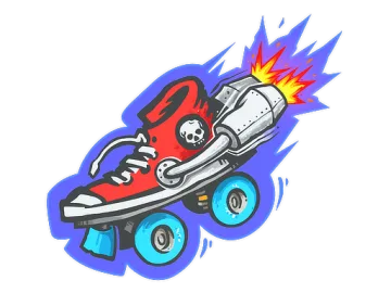 Sticker | Rocket Skates