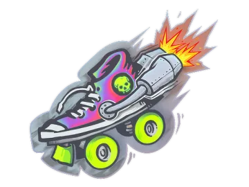 Sticker | Rocket Skates (Holo)