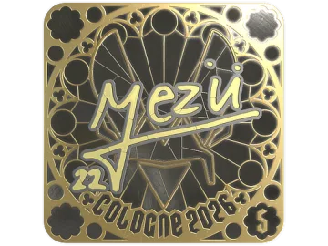 Sticker | mezii (Gold, Ranked) | Cologne 2026