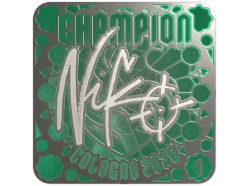 Sticker | NiKo (Foil, Ranked) | Cologne 2026
