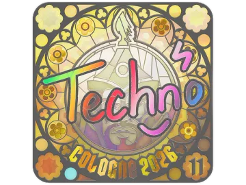 Sticker | Techno4K (Holo, Ranked) | Cologne 2026