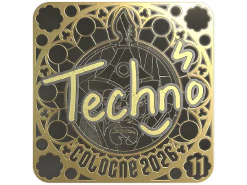 Sticker | Techno4K (Gold, Ranked) | Cologne 2026