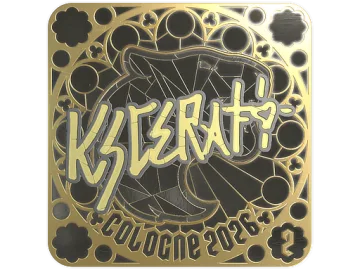 Sticker | KSCERATO (Gold, Ranked) | Cologne 2026