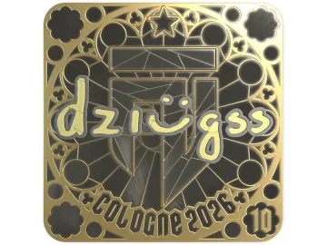 Sticker | dziugss (Gold, Ranked) | Cologne 2026
