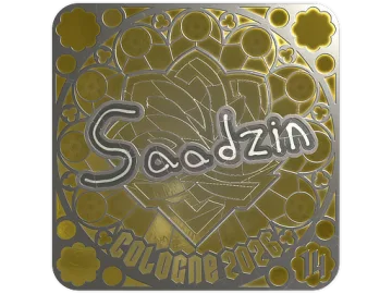 Sticker | saadzin (Foil, Ranked) | Cologne 2026