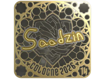 Sticker | saadzin (Gold, Ranked) | Cologne 2026