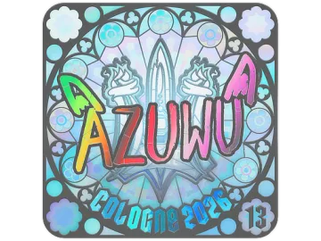 Sticker | AZUWU (Holo, Ranked) | Cologne 2026