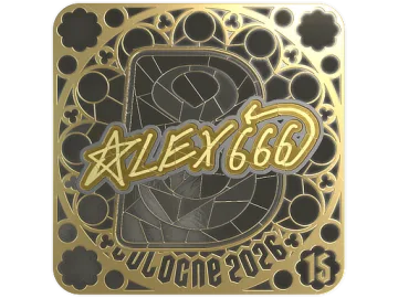 Sticker | alex666 (Gold, Ranked) | Cologne 2026