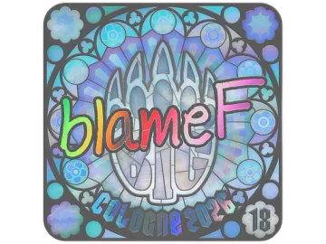 Sticker | blameF (Holo, Ranked) | Cologne 2026