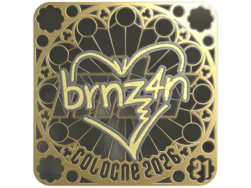 Sticker | brnz4n (Gold, Ranked) | Cologne 2026
