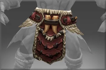 Inscribed Red Talon Belt