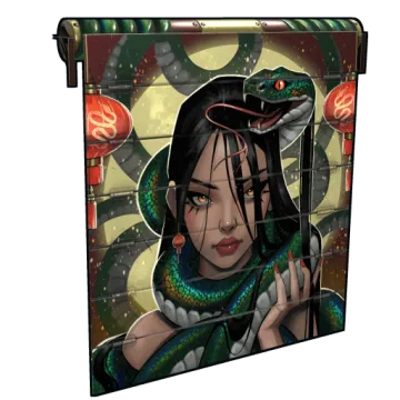 Snake Lord Garage Door