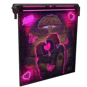 Atomic Ever After Garage Door
