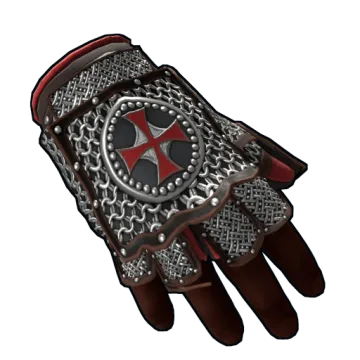 Knights Templar Roadsign Gloves