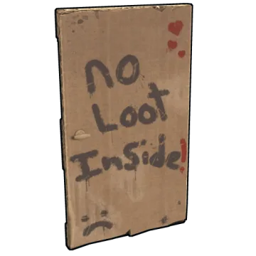 Poor Man’s Cardboard Door