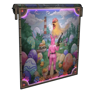 Easter Madness Garage Door