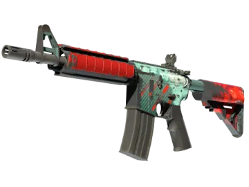 M4A4 | Bullet Rain (Well-Worn)