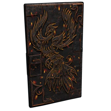 Fire Phoenix Metal Door