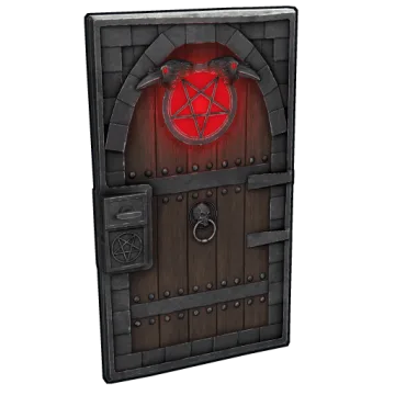 Demonic Raven Door