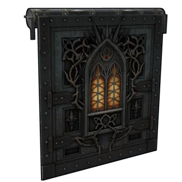 Gothic Veil Garage Door