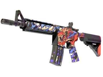 M4A4 | 龍王 (Dragon King) (Well-Worn)