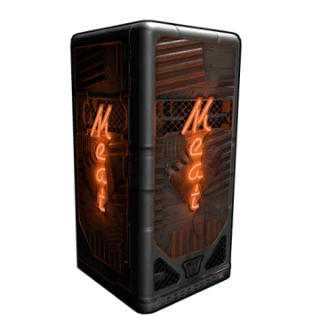 Neon Meat Fridge