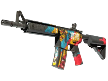 M4A4 | Cyber Security (Battle-Scarred)