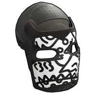 Doodle Metal Facemask