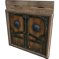 Pirate Ship Wooden Double Door