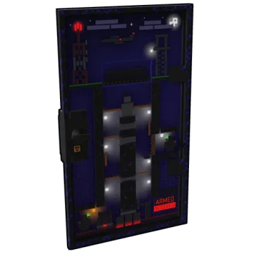 Blocky Silo Armored Door