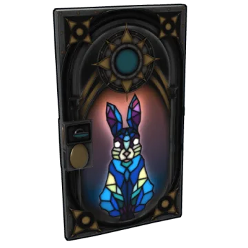 Easter Bunny Sheet Metal Door
