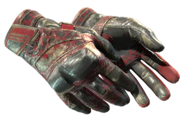 ★ Moto Gloves | Blood Pressure (Battle-Scarred)
