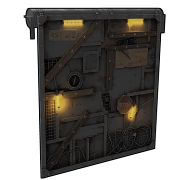Welded Quarantine Garage Door