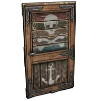 Pirate Wooden Door