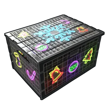 Neon Snowflake Small Box