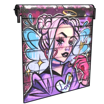Lovers' Arrow Garage Door