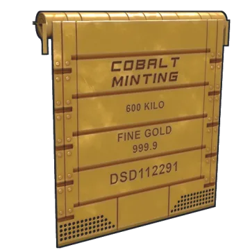 Minted Gold Garage Door